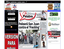 Tablet Screenshot of laultimapalabra.com.mx